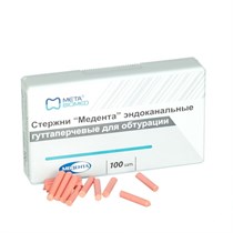 "Стержни ""Медента"" гуттаперчевые, уп/100 шт" EQ041