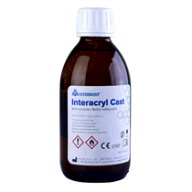 Жидкость для пластмассы INTERACRYL CAST, для холодной полимеризации. Упаковка 250мл., арт: 1519 1519