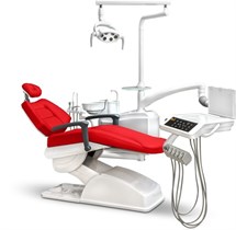 Стоматологическая установка AY-A 3600, нижняя подача, красный ND-A006307-RED