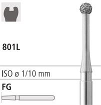 Боры стоматологические алмазные FG 801L/016, зеленый, 6шт. ISO код 314697534016, арт: FG203L/6 C FG203L/6C