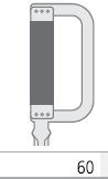 Штрипс осцилирующий односторонний Ortho-Strip  OS60, правый, арт: Ref. OS60 R/1 Ref.OS60R/1