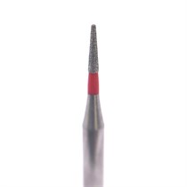 Бор алмазный Ecoline E 955 F, конусный цилиндр, укороченный, турбинный наконечник, D=0.07 мм, красный E-955-F-313-007