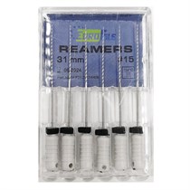 Reamers - ручные дрильборы (каналорасширители), 31 мм, №15, сталь, 6 шт 1833031015-/-18303031015