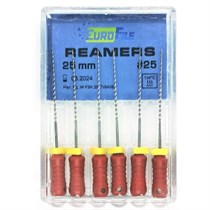 Reamers - ручные дрильборы (каналорасширители), 25 мм, №25, сталь, 6 шт 1833025025-/-18303025025