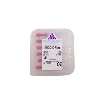 ERGO К-Files - файл ручной, эргономичная ручка, 25 мм, №25, 6 шт 5562525CL