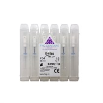 FLEX K Ni-Ti - ручные никель-титановые файлы, 25 мм, №15, 6 шт 7541525