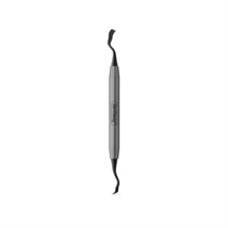 Hu-Friedy Bone Scraper Buser #1/3, 4/6 мм - костный скребок, ручка Black Line PPBUSER13X