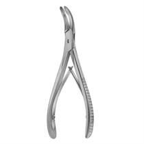 Кусачки костные по LUER, сильно изогнутые, длина 155 мм FO412R