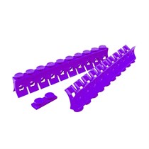 Силиконовая вставка для кассет IMS Infinity, на 5 инструментов, верхняя, лиловая RL-C5PRP