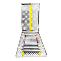 Кассета IMS Infinity DIN, 20 инструментов, 290х184х34, желтая IMEDIN205