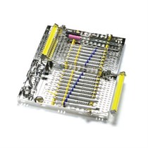 Кассета IMS 2-tier, двойная, 14 инструментов, 152х246х38, отделение для аксессуаров, голубая IM9208
