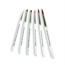 "Pure Kolinsky Ceramic Brush ""Arctic Series"" - кисть для керамики, арктическая серия, чистый колонок, размер 1" 09-3300