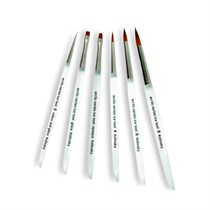"Pure Kolinsky Ceramic Brush ""Arctic Series"", Opaque - кисть для керамики, арктическая серия, чистый колонок" 09-3320