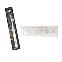 "Комплект зубная паста Vussen H + щетка Vussen ""Double-Wide"", белая" pack19F005_WHITE