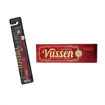 "Комплект зубная паста Vussen S + щетка Vussen ""Double-Wide"", красная" packTPA0044_RED