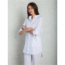Рубашка женская на кнопках, белый, 54 WW150-WHT-54