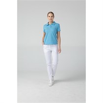 Поло женское, голубой, 44 DRN110-LBL-44
