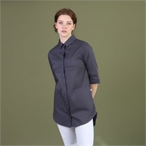 Рубашка женская на кнопках TZ450, графит, 56 TZ450-GRH-56