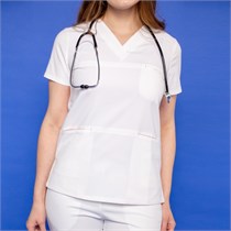 Туника женская 256 Louisiana, R150 белый, L 256R150L