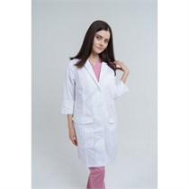 Халат женский TZ120, белый, 44 TZ120-WHT-44