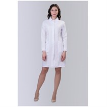 Халат женский 259, длинный рукав, белый, 50 DOCTOR-BIG-2-59-02-4-50