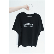 "Футболка мужская, принт ""Dentist"", черный, 50-52" TZ511-BLK-50