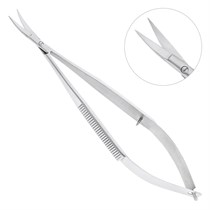 HLW 19-23 - ножницы микрохирургические изогнутые Castroviejo, 140 мм 19-23