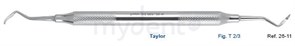 HLW 26-11 - скейлер пародонтологический Taylor, форма 2/3, диаметр ручки 8 мм 26-11