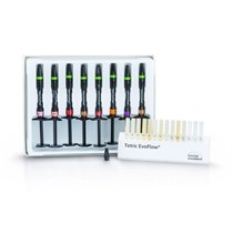 Tetric EvoFlow Assortment - набор текучих композитных материалов: A1, A2, A3, A3.5, A4, B3, C3, D3 (по 2 г) 595951WW