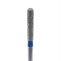 Бор алмазный Ecoline E 881 M, цилиндр закругленный, турбинный наконечник, D=1.2 мм, синий, 1 шт E-881-M-314-012_1