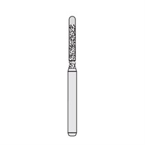 Бор алмазный Ecoline E 881 SC, цилиндр закругленный, турбинный наконечник, D=1.4 мм, черный, 1 шт E-881-SC-314-012_1