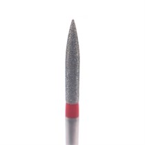 Бор алмазный Ecoline E 862 F, пламевидный, турбинный наконечник, D=1.6 мм, красный, 1 шт E-862-F-314-016_1