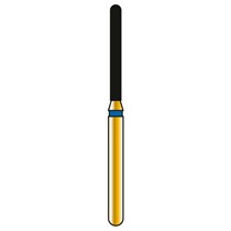 Бор алмазный G882, цилиндр со скругленным торцом, D=1,2 мм, L=10,0 мм, FG F, 1 шт 200700AA
