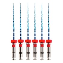 UltraFiles Blue (Heat Activation) - машинные файлы, 31 мм, конус .06, №25, никель-титан, 6 шт 1890631025