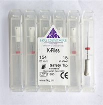 K-files - ручные стальные файлы, 21 мм, №15 1541521