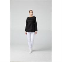 Туника женская с молнией сзади, черный, 52 DRN410-BLK-52