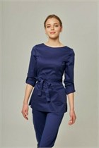 Туника женская с молнией сзади, синий, 50 DRN410-BLU-50