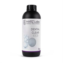 HARZ Labs Dental Clear PRO - фотополимерная смола для печати прозрачных сплинтов и капп, цвет прозрачный, 1 кг 3048