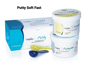 Vonflex S Putty Soft Fast, А-силиконовый слепочный материал ускоренного времени полимеризации Vonflex-S-Putty-Soft-Fast