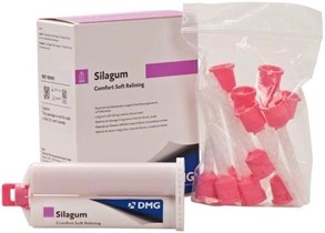 Silagum AV comfort (Картридж 25 мл) перебазировочный материал 909088, DMG 909088