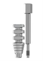 Слепочный трансфер с винтом [открытая ложка] для MIS Seven/M4 NP [3.3], D = 4,6 mm, H [без винта] = 11 mm, H [с винтом] = 16 mm MN-IO330