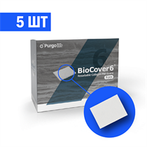 Мембрана коллагеновая рассасывающаяся Purgo BioCover 6, размер: 17мм x 25мм, 5 шт BC1725