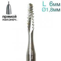 Фреза Линдеманна, конус с закругленным концом, L=6 мм, d=1,8 мм, 2 шт. 1231915069