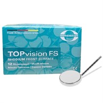 Hahnenkratt TOPvision FS Rhodium - родиевое зеркало, плоское, без ручки, №4, диаметр 22 мм, 12 шт 721x4