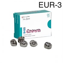 Коронки I CROWN Refill EUR-3 из нержавеющей стали детские (5 шт) Seil Global 1231917661