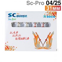 Файлы машинные с памятью формы SC-Pro 04/25, 31мм. (6шт.) SOCO 1231916527