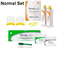 Presigum Normal Set НАБОР-материал оттискной гидрофильный А-силиконовый (Винилполисилоксан): Presigum Putty Kit Base Normal Set (250мл+ 250мл), Presigum Light Body Normal Set 2х50мл, насадки для смешивания, President Dental (Германия) 1231910907