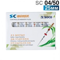 Файлы машинные с памятью формы SC 04/50, 25мм. (6шт.) SOCO 1231916550