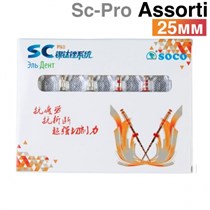 Файлы машинные с памятью формы SC-Pro 2018, 25мм, ассорти (6шт.) SOCO 1231916576