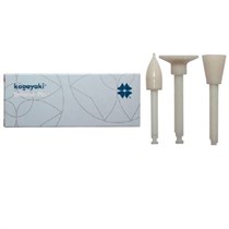 Полиры Kagayaki Enforce Pin  MAX 30шт. НАБОР -(чашка, диск, пуля) белый грубый уретановый 1231918752